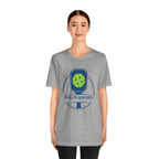 Dinks Responsibly pickleball T-shirt featuring a paddle and ball graphic, comfortable funny pickleball shirt by Printify