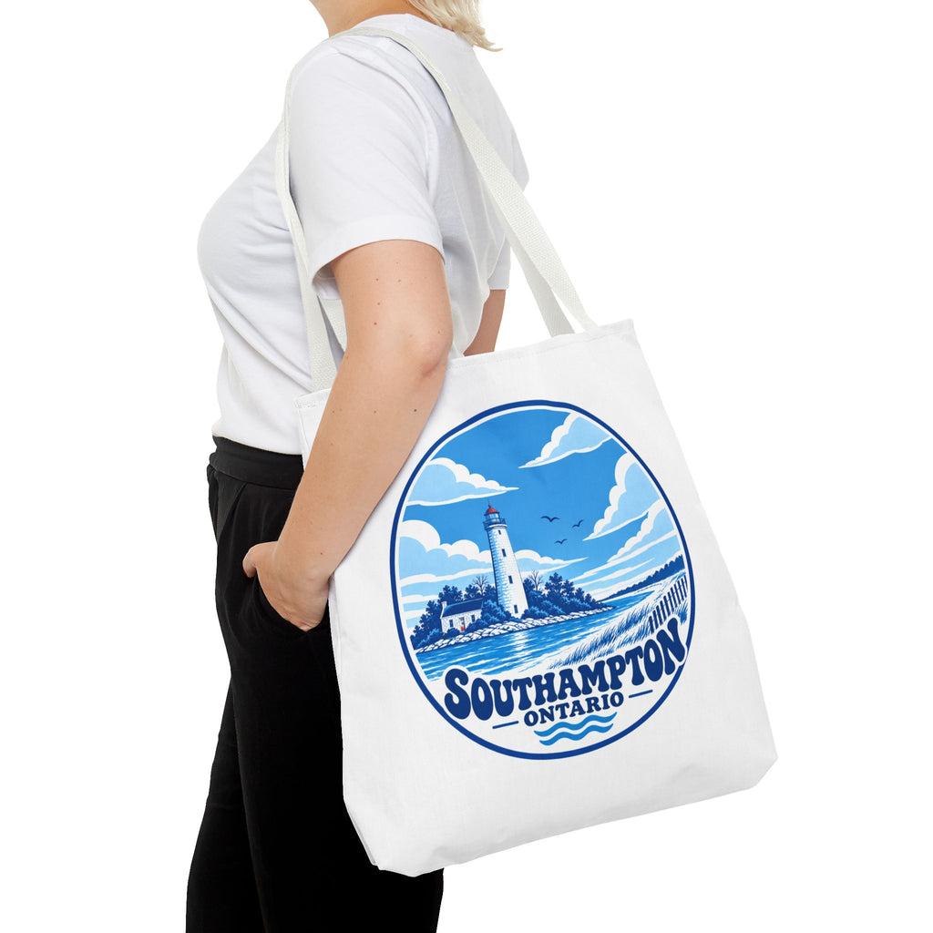 Southampton Ontario Lighthouse Tote Bag — Coastal Market Tote