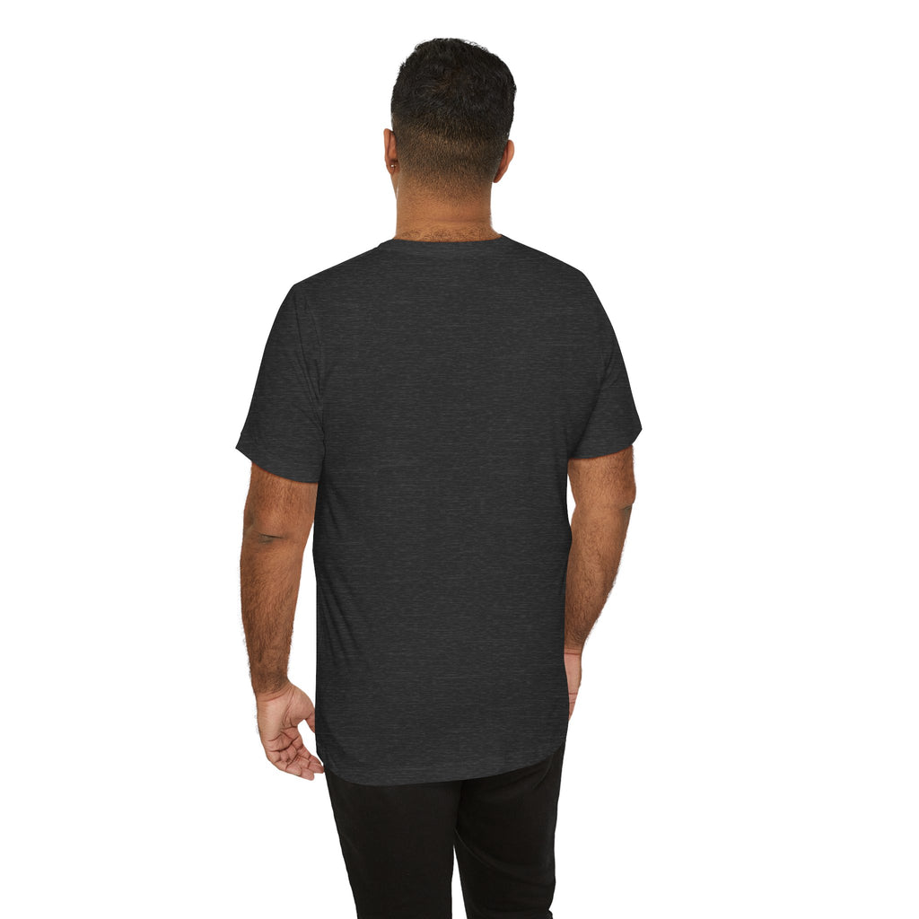 Unisex Bainbridge Island Pickleball T-Shirt with "Birthplace of Pickleball 1965" logo, casual fit, black fabric, front view.