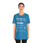 Women's Pickler Funny Definitions T-Shirt featuring white text, lightweight activewear perfect for pickleball enthusiasts.