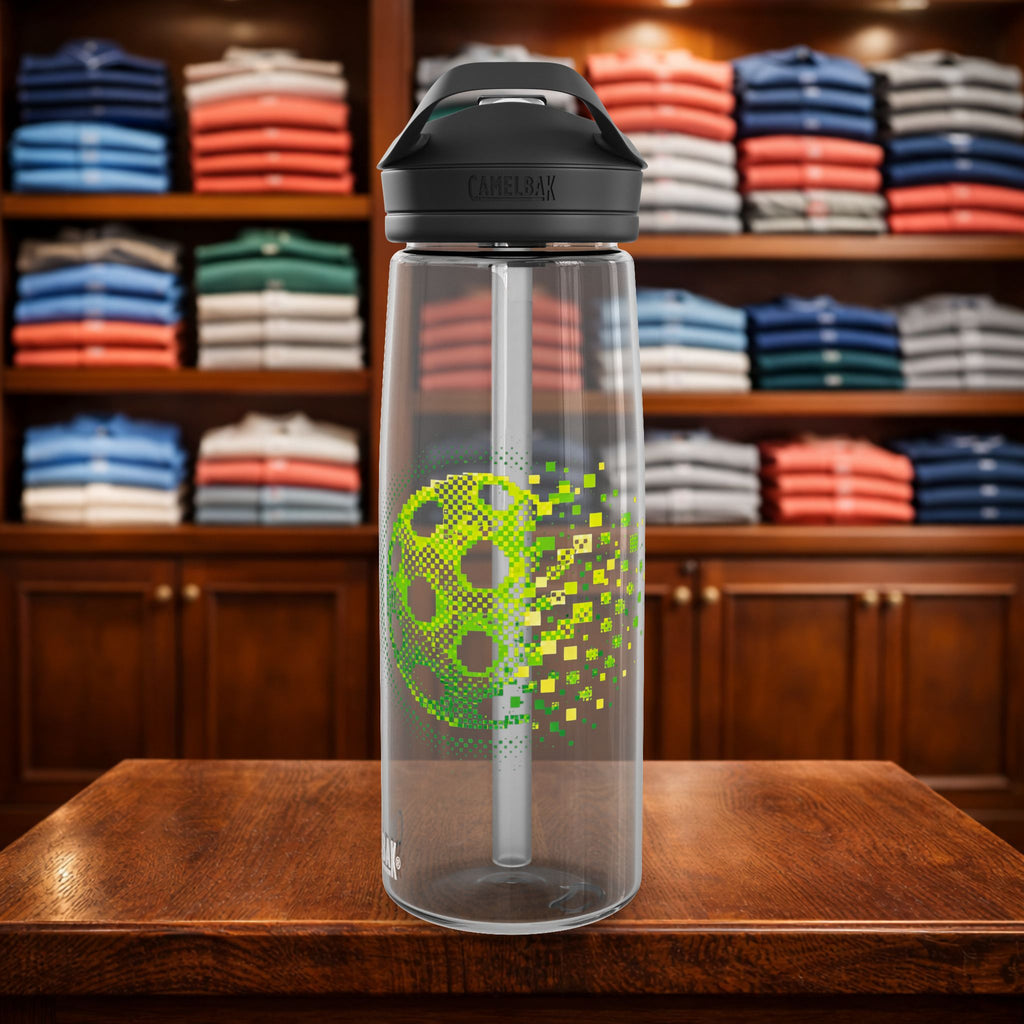 Matrix Burst Pickleball CamelBak Eddy Water Bottle — 20oz & 25oz Neon Green Sports Bottle
