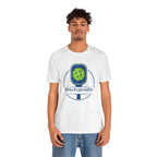 Funny Dinks Responsibly pickleball T-shirt with paddle and ball graphic, casual shirt for pickleball enthusiasts.