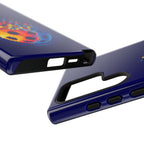 Matrix Burst Pickleball phone case for iPhone, Samsung, and Google Pixel featuring colorful pickleball design by Printify.