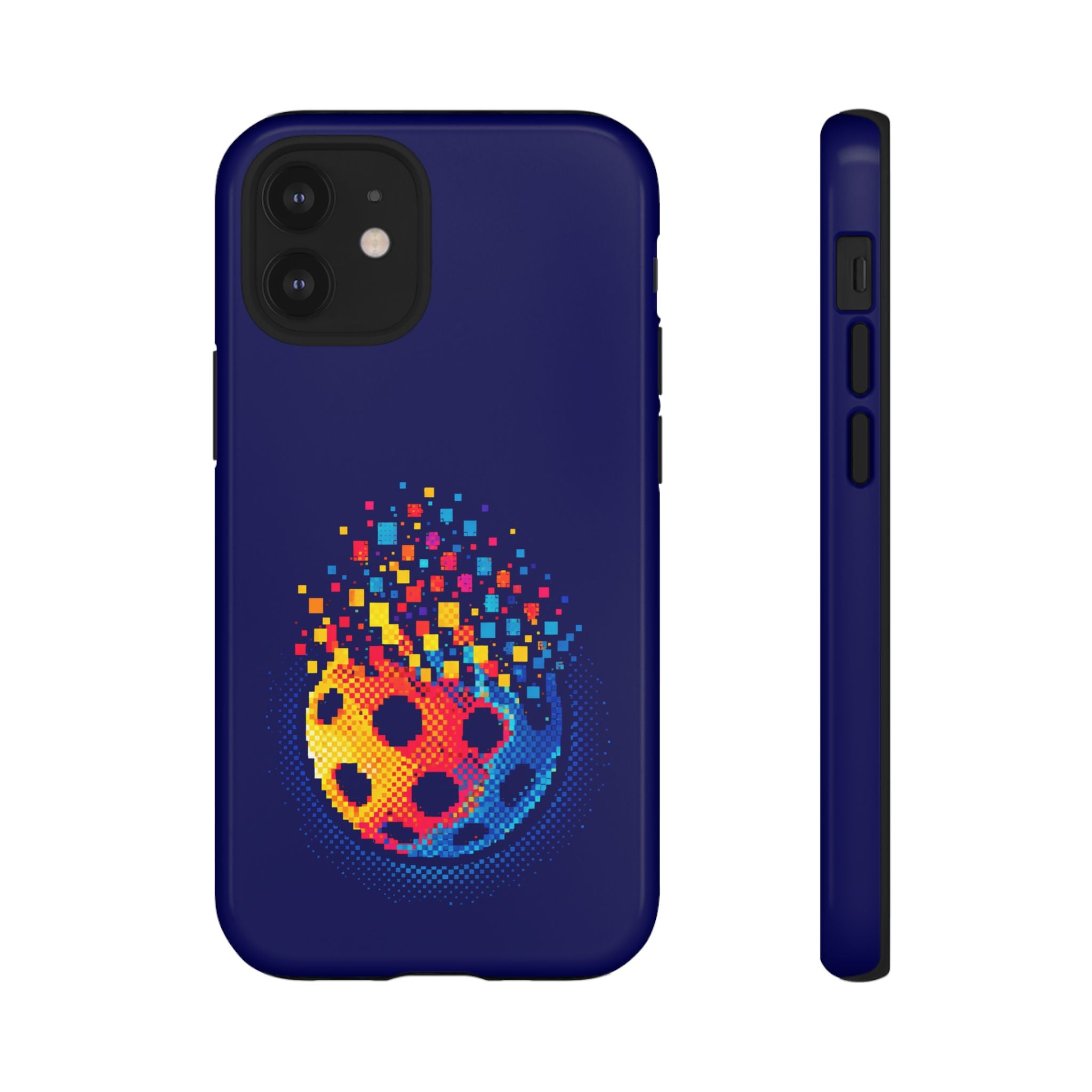 Pixelated Pickleball Phone Case —  Compatible with iPhone, Samsung & Google Pixel-PeaMac Tees