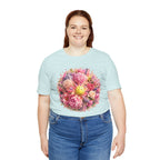 Peony Pickleball Tee — Premium Cotton Unisex T-Shirt