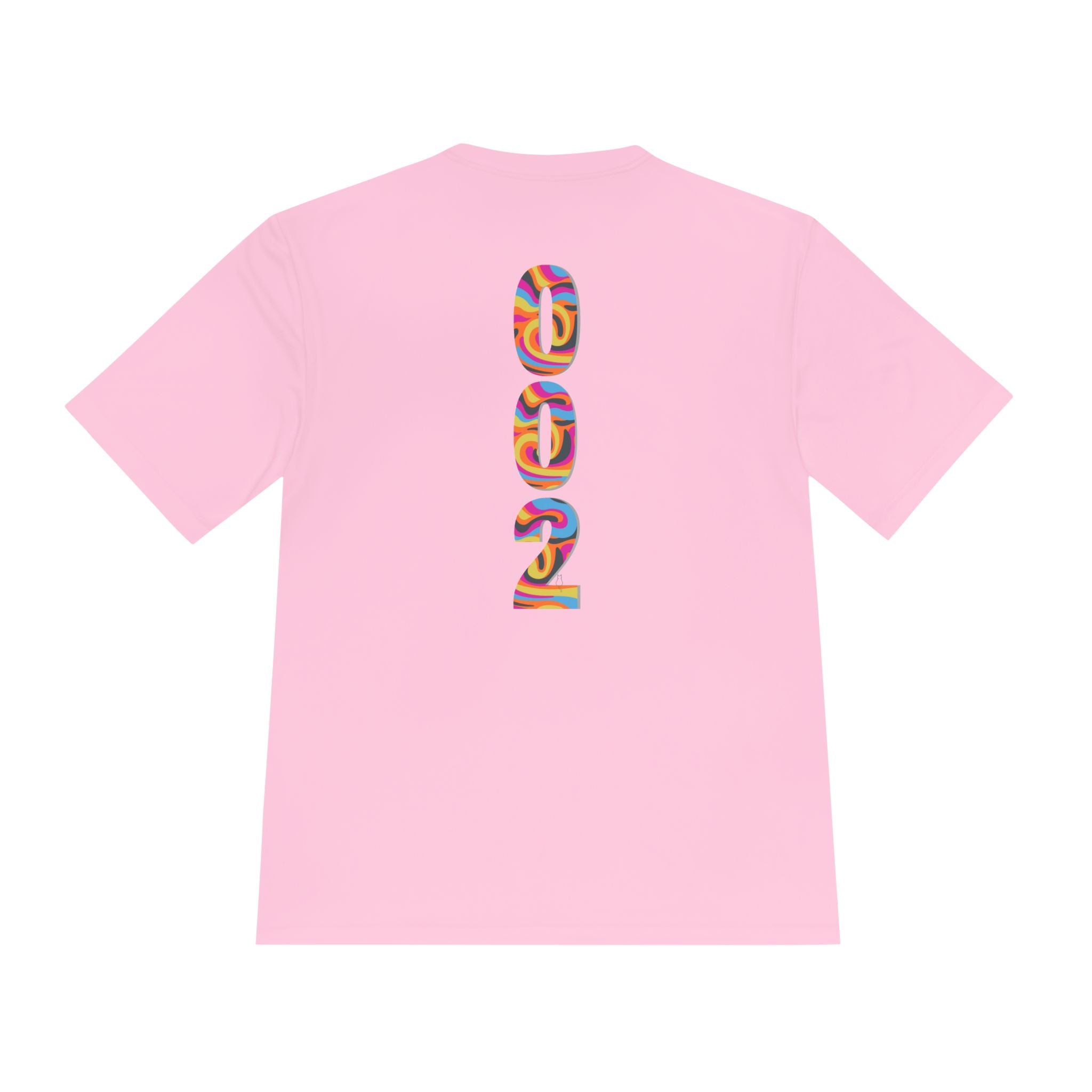 Unisex Psychedelic Pickleball T-Shirt by Printify featuring vibrant, colorful abstract design on a comfortable cotton tee.