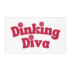 Dinking Diva Pickleball Car Magnet - 7.5" x 4.5" - Image 5 - PeaMacTees