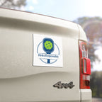 Dinks Responsibly Pickleball Car Magnet - 5" x 5" - Image 1 - PeaMacTees
