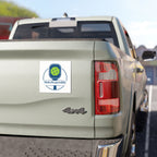 Dinks Responsibly Pickleball Car Magnet - 5" x 5" - Image 2 - PeaMacTees
