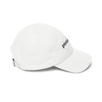 Embroidered PickleTOwn (Toronto) Classic Baseball Hat - 5 Colours Cap - Adjustable Brass Buckle - White - Side - PeaMacTees