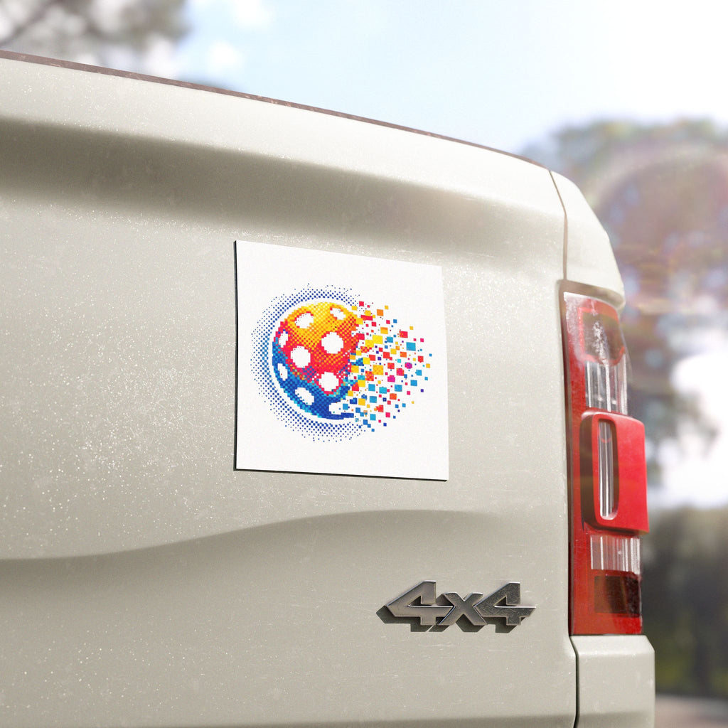 Matrix Burst Bold Pickleball Auto Magnet 5" X 5" - Image 1 - PeaMacTees