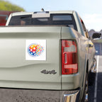 Matrix Burst Bold Pickleball Auto Magnet 5" X 5" - Image 2 - PeaMacTees