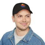 Matrix Burst Pickleball Baseball Cap - Black - Model - PeaMacTees