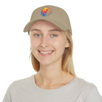 Matrix Burst Pickleball Baseball Cap - Khaki - Model 2 - PeaMacTees