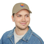 Matrix Burst Pickleball Baseball Cap - Khaki - Model - PeaMacTees