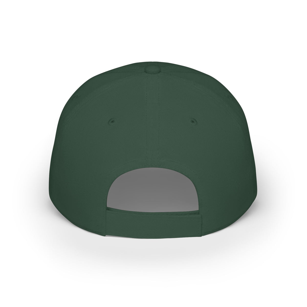 Matrix Burst Pickleball Cap Neon Green — Low Profile Cotton Baseball Hat - Dark Green - Back - PeaMacTees