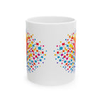 Matrix Burst Pickleball Ceramic Mug - Retro Exploding Design, 11oz and 15oz - Image 4 - PeaMacTees