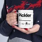 Men's Pickler Definition Coffee Mug - Funny Pickleball Gift - Ceramic Coffee Cup 11oz/15oz - Image 11 - PeaMacTees