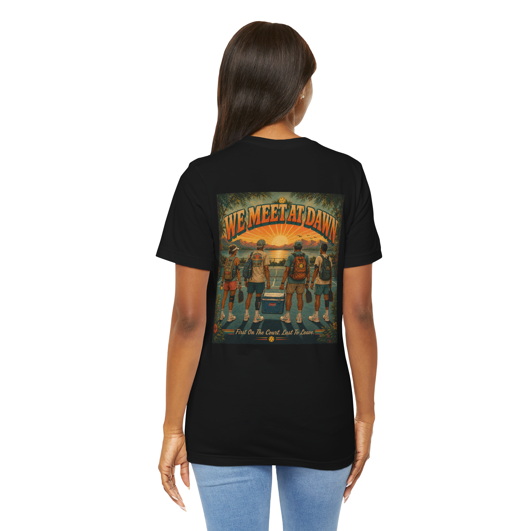 We Meet at Dawn Pickleball Unisex t-shirt - Canadian Edition