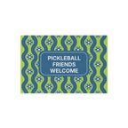 Personalized Pickleball Outdoor Rug - Custom Welcome Message or Name Doormat - Extra 1 - PeaMacTees