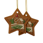 Pickleball Christmas Ornaments - Decorative Gingerbread Style - 4 Festive Holiday Decor Shapes - Image 14 - PeaMacTees