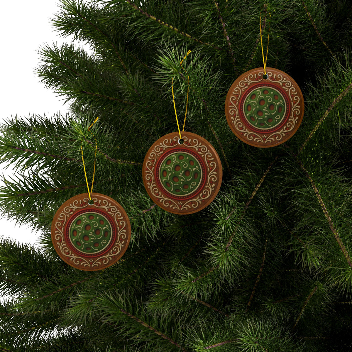 Pickleball Christmas Ornaments - Decorative Gingerbread Style - 4 Festive Holiday Decor Shapes - Image 18 - PeaMacTees