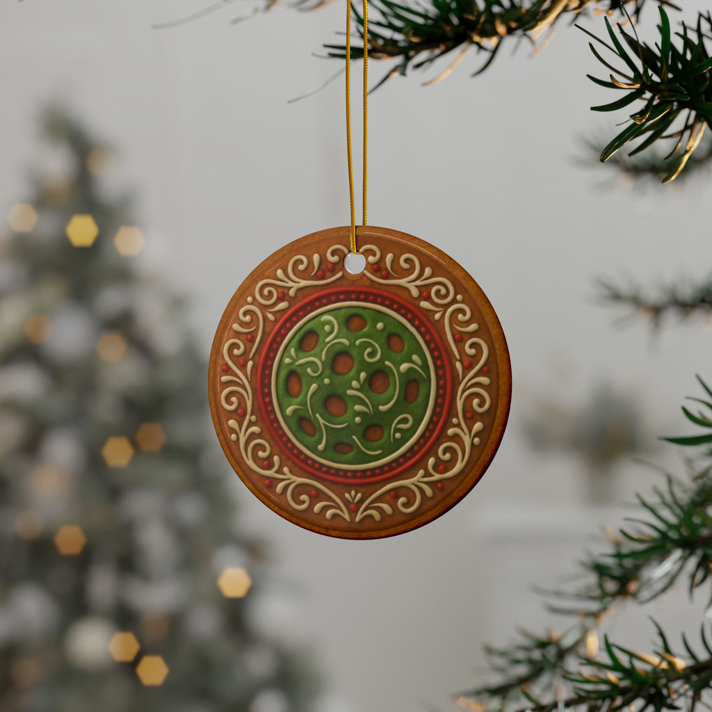 Pickleball Christmas Ornaments - Decorative Gingerbread Style - 4 Festive Holiday Decor Shapes - Image 2 - PeaMacTees