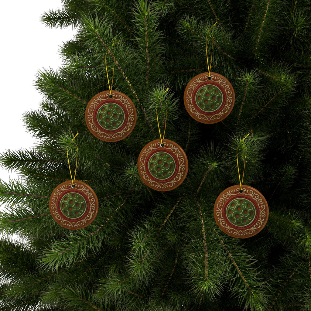 Pickleball Christmas Ornaments - Decorative Gingerbread Style - 4 Festive Holiday Decor Shapes - Image 22 - PeaMacTees