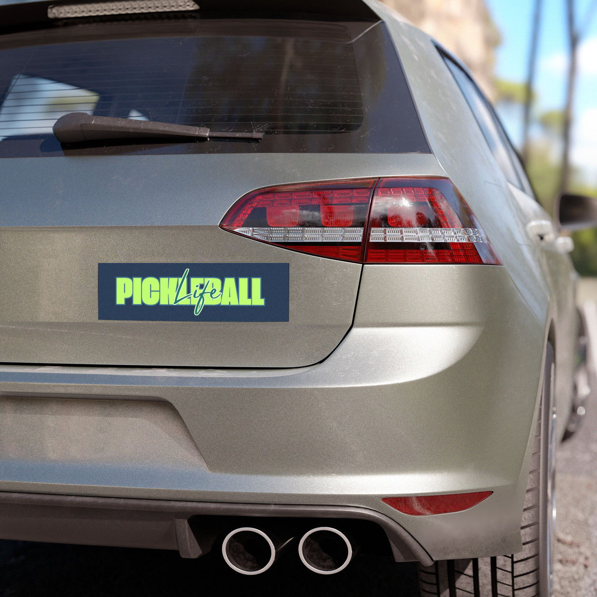 Pickleball Life Auto Magnet — 10" X 3" - Image 2 - PeaMacTees