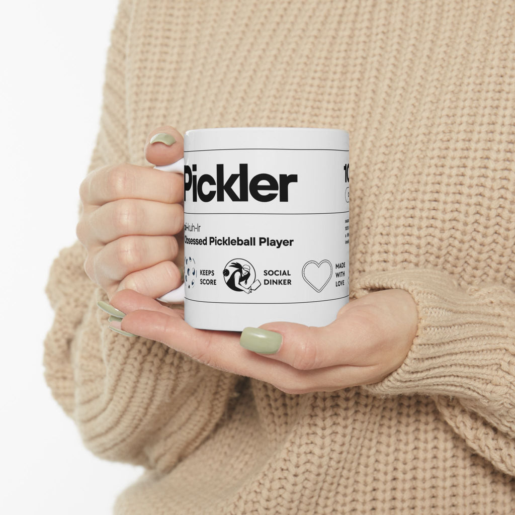 Pickler Definition Coffee Mug — Funny Women's Pickleball Ceramic Mug (11oz/15oz) - Image 10 - PeaMacTees