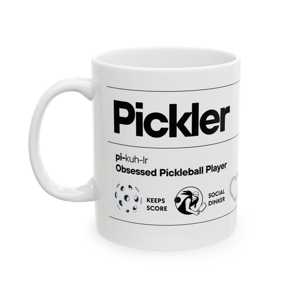 Pickler Definition Coffee Mug — Funny Women's Pickleball Ceramic Mug (11oz/15oz) - Image 3 - PeaMacTees