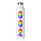 Pride 002 Slim Stainless Steel Water Bottle — Rainbow Pickleball & Sports Hydration - Image 3 - PeaMacTees