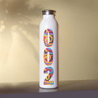 Stainless Steel 002 Pastel Psychedelic Pickleball Hydration Bottle - 20oz Retro Sports Bottle - Image 5 - PeaMacTees
