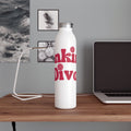Stainless Steel Dinking Diva Pickleball Hydration Bottle - 20oz Sports Bottle - Image 1 - PeaMacTees