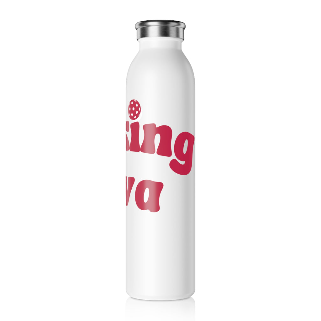 Stainless Steel Dinking Diva Pickleball Hydration Bottle - 20oz Sports Bottle - Image 7 - PeaMacTees