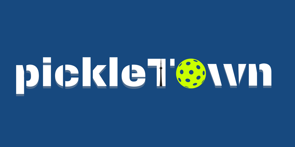 Toronto PickleTOwn T-Shirt — The 6ix Pickleball Tee with CN Tower & Pickleball 'O' - Design Graphic - PeaMacTees