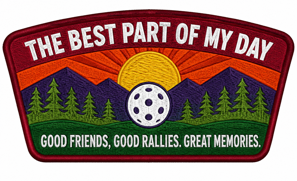 Best Part of My Day Pickleball Tee - 2-Sided Premium Tr-Blead T-shirt