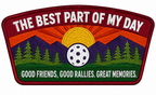 Best Part of My Day Pickleball Tee - 2-Sided Premium Tr-Blead T-shirt