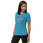 Dinking Diva Women's Pickleball Tee - Aqua - PeaMacTees