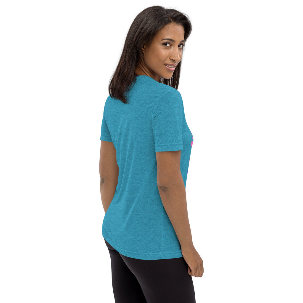 Dinking Diva Women's Pickleball Tee - Aqua - PeaMacTees