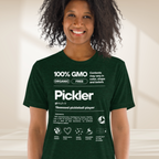 Women's Pickler Funny Definitions T-Shirt by PeaMac Pickleball Tees featuring white text on a lightweight activewear tee.