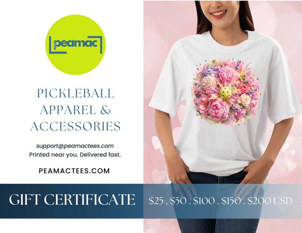 PeaMac Pickleball Tees Gift Card