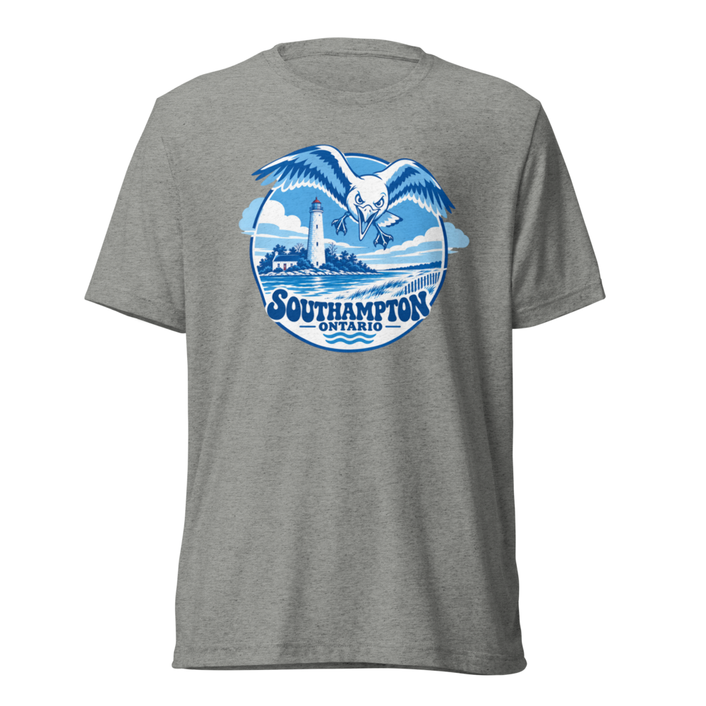 Southampton Ontario Canada with Seagull Retro Souvenir T-shirt