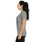 Women's Pickler Funny Definitions T-Shirt by PeaMac Pickleball Tees, lightweight athletic grey unisex tri-blend tee with white text.