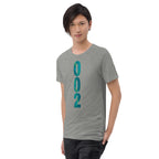 PeaMac Pickleball T-Shirt in athletic grey, unisex tri-blend performance tee with a left-front design, ideal for pickleball enthusiasts.