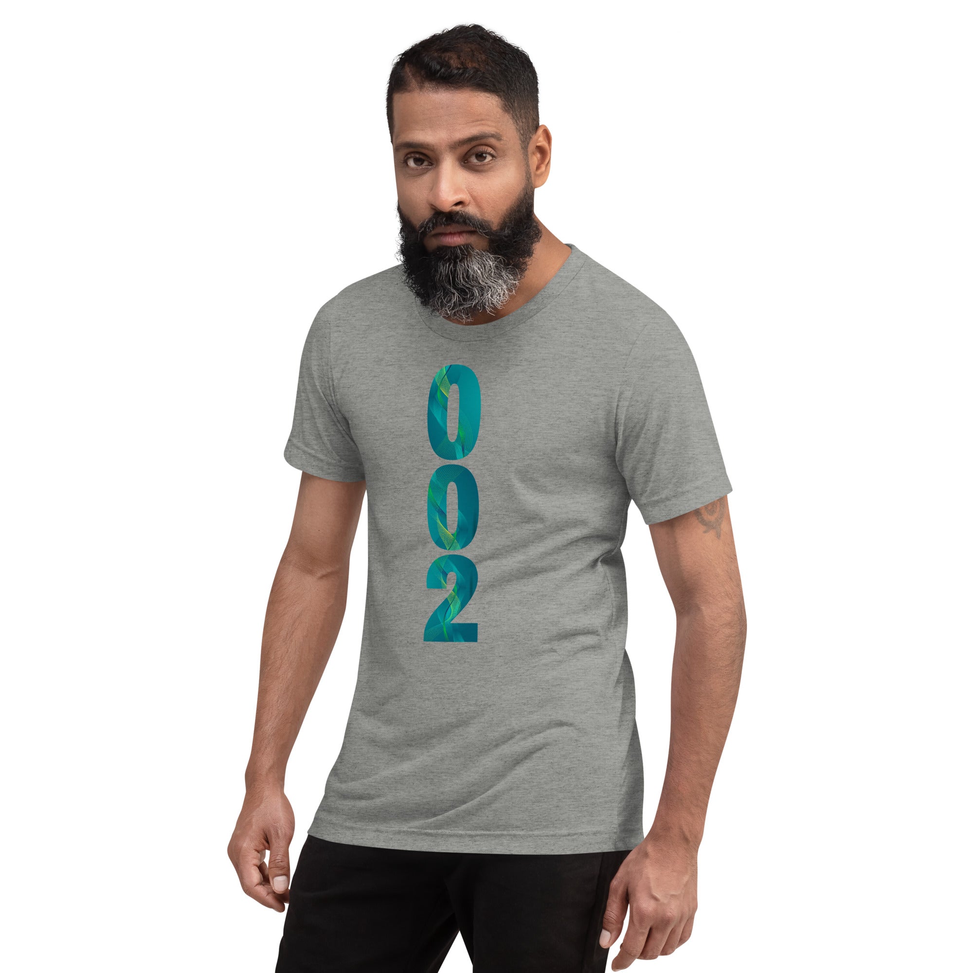 PeaMac Pickleball T-Shirt in athletic grey, unisex tri-blend performance tee with a left-front design, perfect for pickleball players.