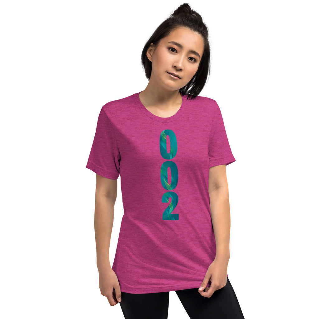 PeaMac Pickleball Tees unisex tri-blend performance T-shirt in green with pickleball graphic on front.