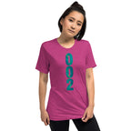 PeaMac Pickleball Tees unisex tri-blend performance T-shirt in green with pickleball graphic on front.