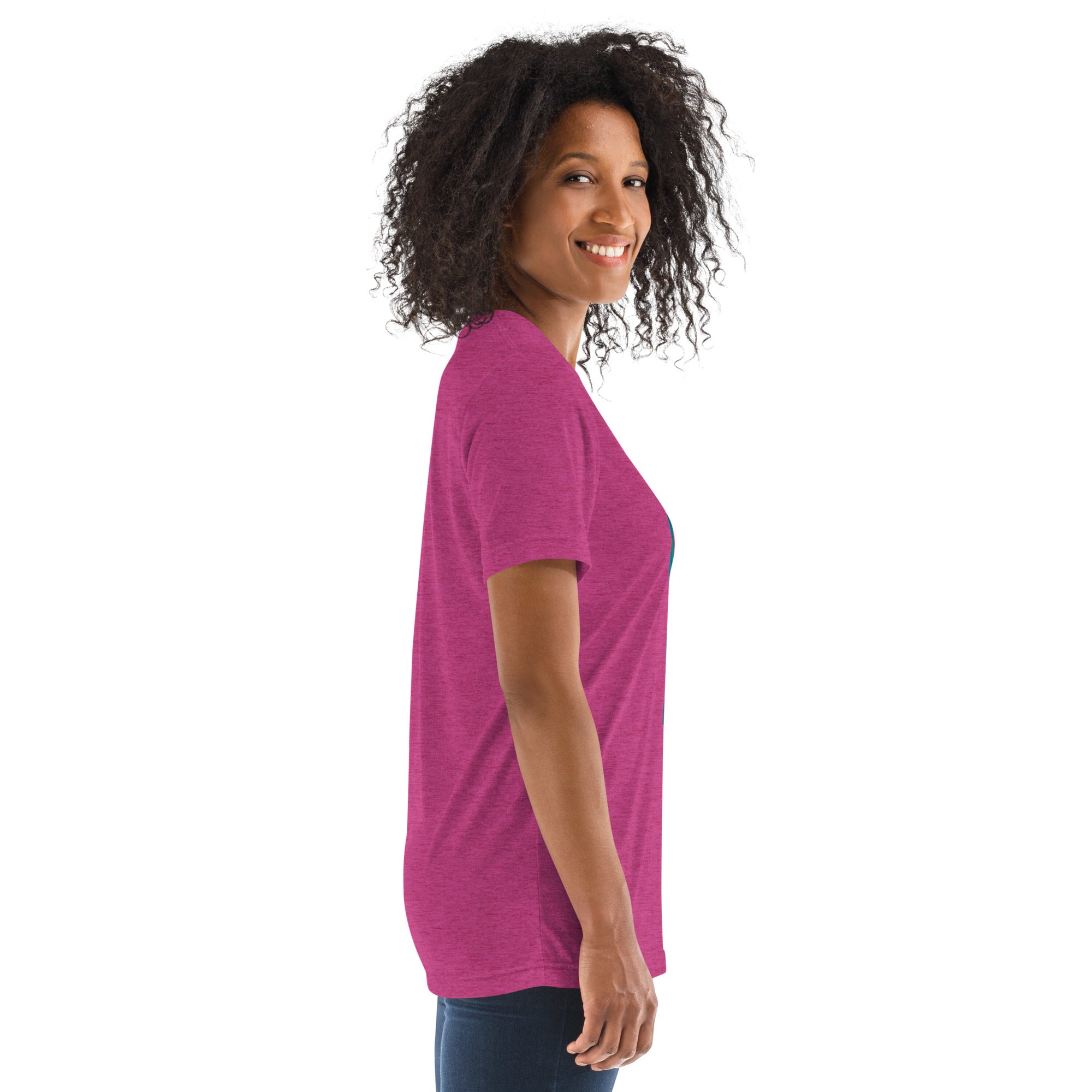 PeaMac Pickleball Tees unisex tri-blend pickleball T-shirt in game start green, featuring a comfortable, stylish design.
