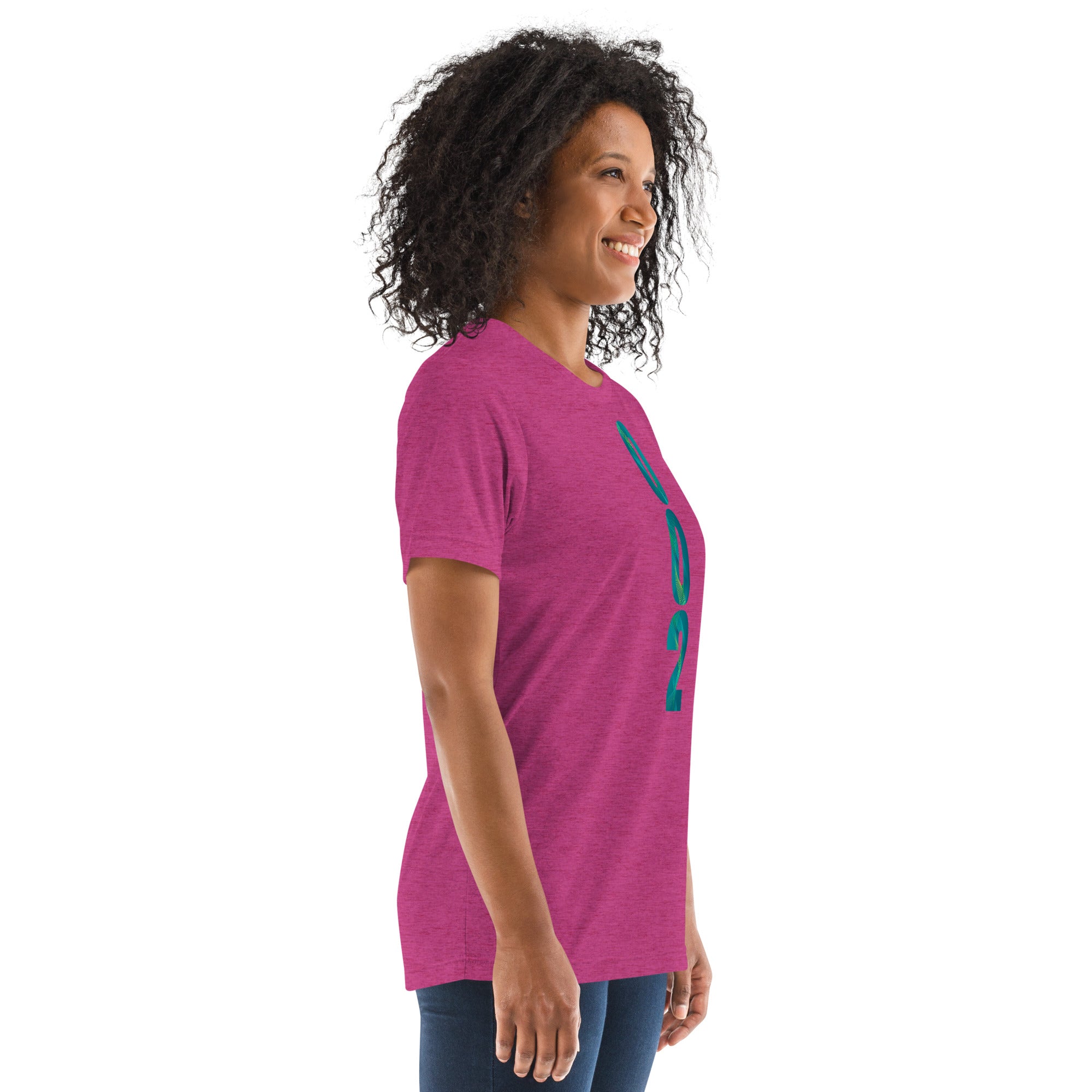 PeaMac Pickleball Tees unisex tri-blend performance pickleball T-shirt in GameStart Green, shown from the front.